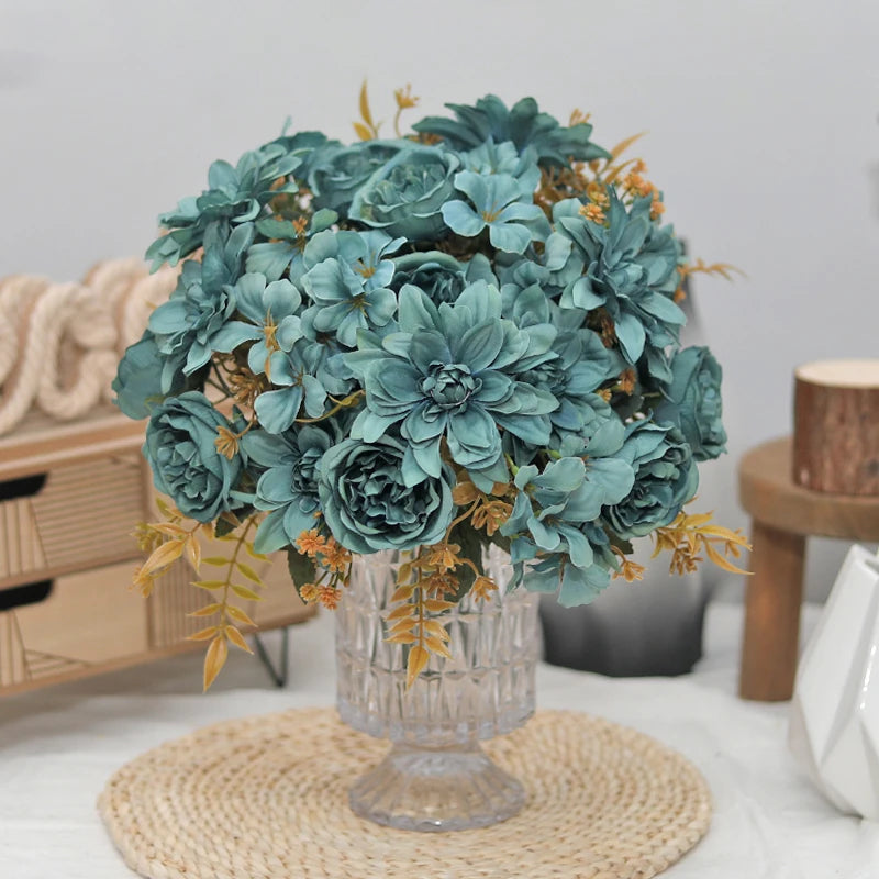 Silk Dahlia Peony Artificial Flowers – Wedding & Home Decor Artificial Silk Flowers Babs