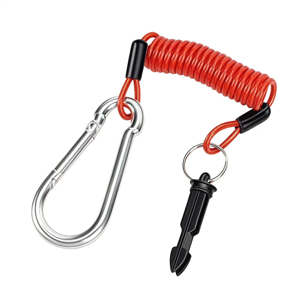 Breakaway Trailer Safety Cable Coiled 304 Steel RV Camper Trailer Safety Cable Babs