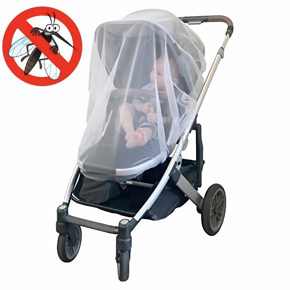 Baby Stroller Mosquito Net – Insect Shield Mesh Pram Cover Stroller Mosquito Net Babs