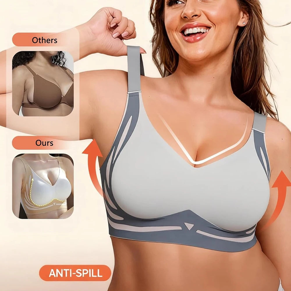 Women's Wireless Push-Up Bra – Seamless & Wire-Free Wireless Push-Up Bra Babs
