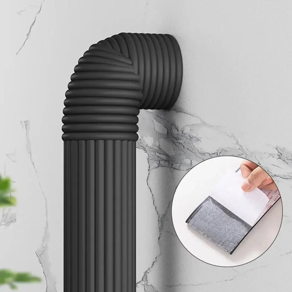 Self-Adhesive Foam Pipe Wrap – Insulation & Freeze Guard Foam Pipe Insulation Babs black 2PCS 2M