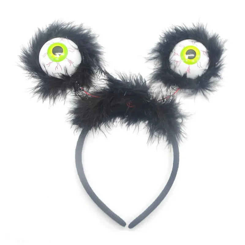 LED Alien Eyes Flashing Glow Headband – Halloween Party Costume LED Costume Headband Babs