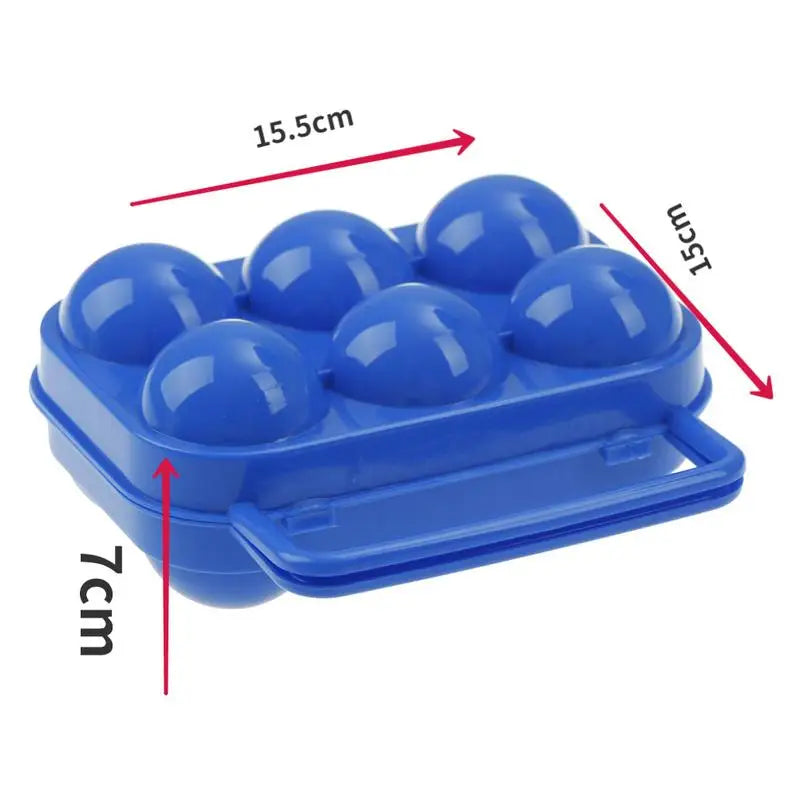 Portable Plastic Egg Carrier Container – Camping & Kitchen Egg Storage Container Babs