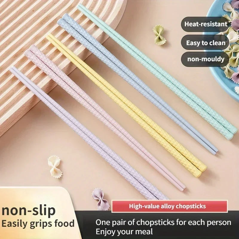Heat-Resistant Alloy Chopsticks – Anti-Mold Home Dining Set Alloy Chopsticks Babs