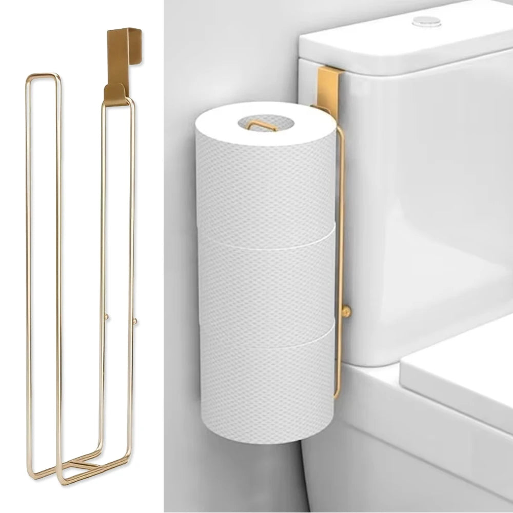 Toilet Paper Holder with Storage – Holds 4 Rolls, Wall Mount Toilet Paper Holder Babs