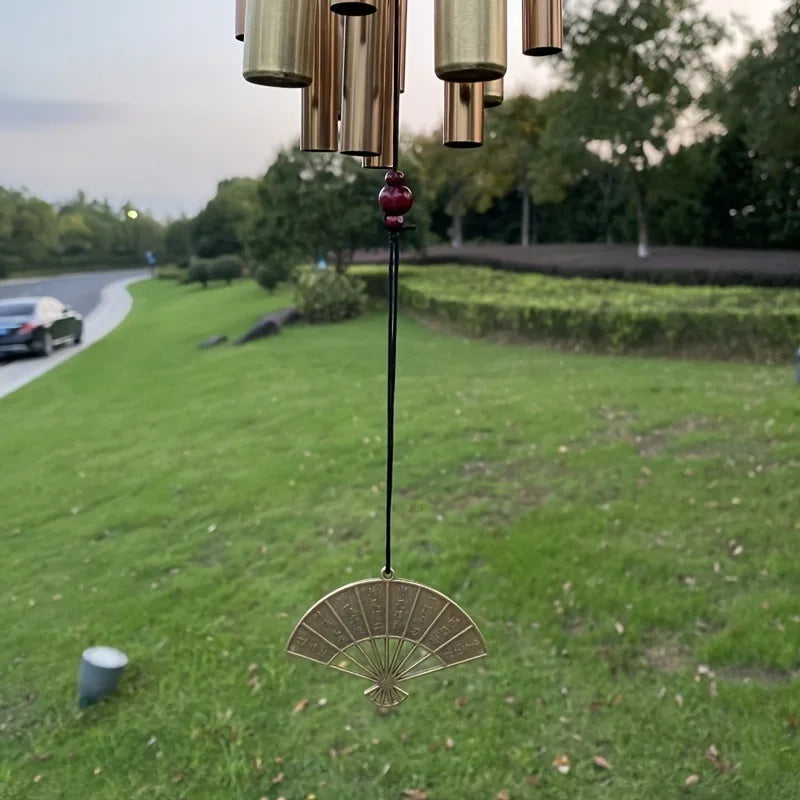 Antique Bronze Large Multi-Tube Wind Chime – Garden & Patio Outdoor Wind Chime Babs