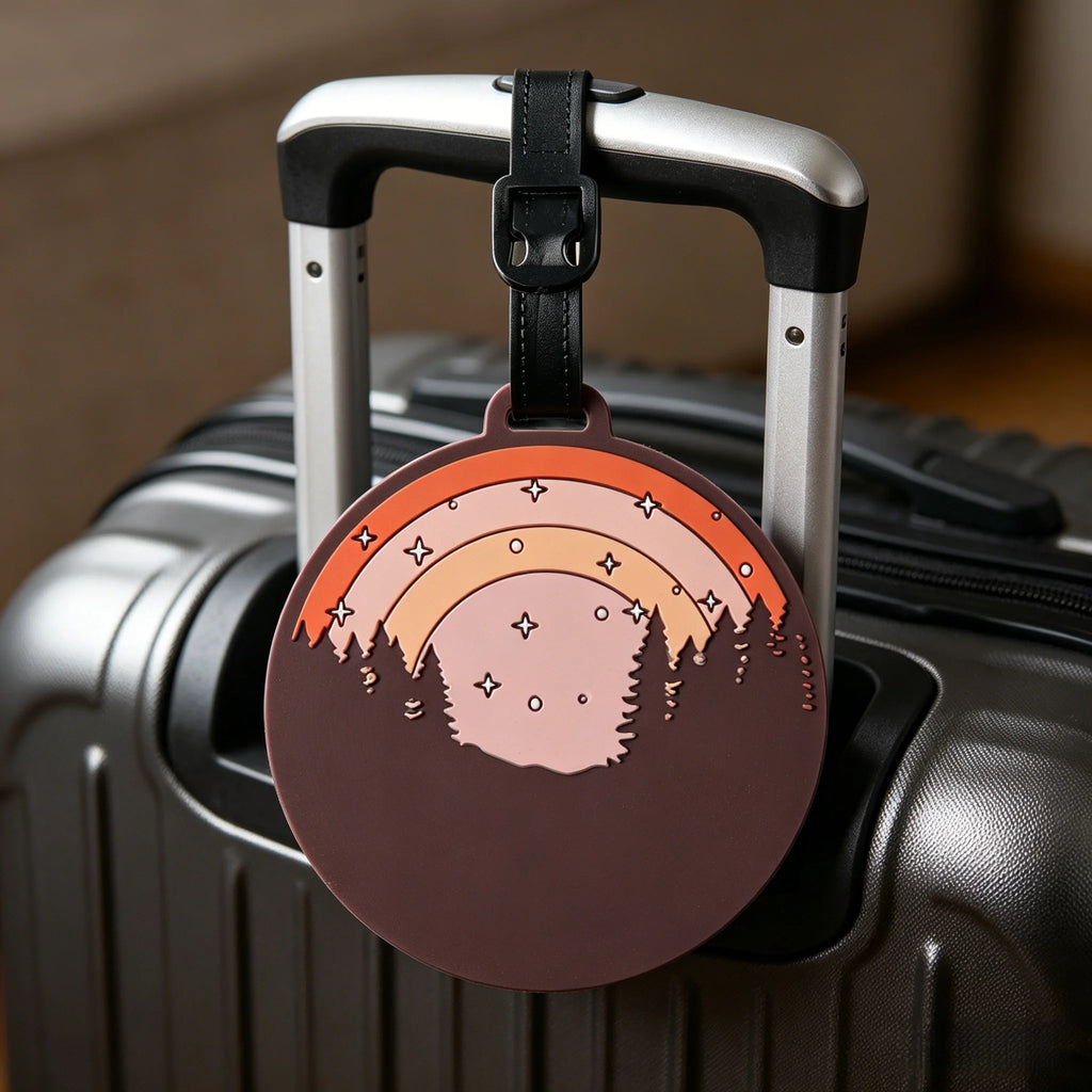 Starry Sky Luggage Tag – Privacy ID Travel Bag Tag | PVC Luggage Tag Babs