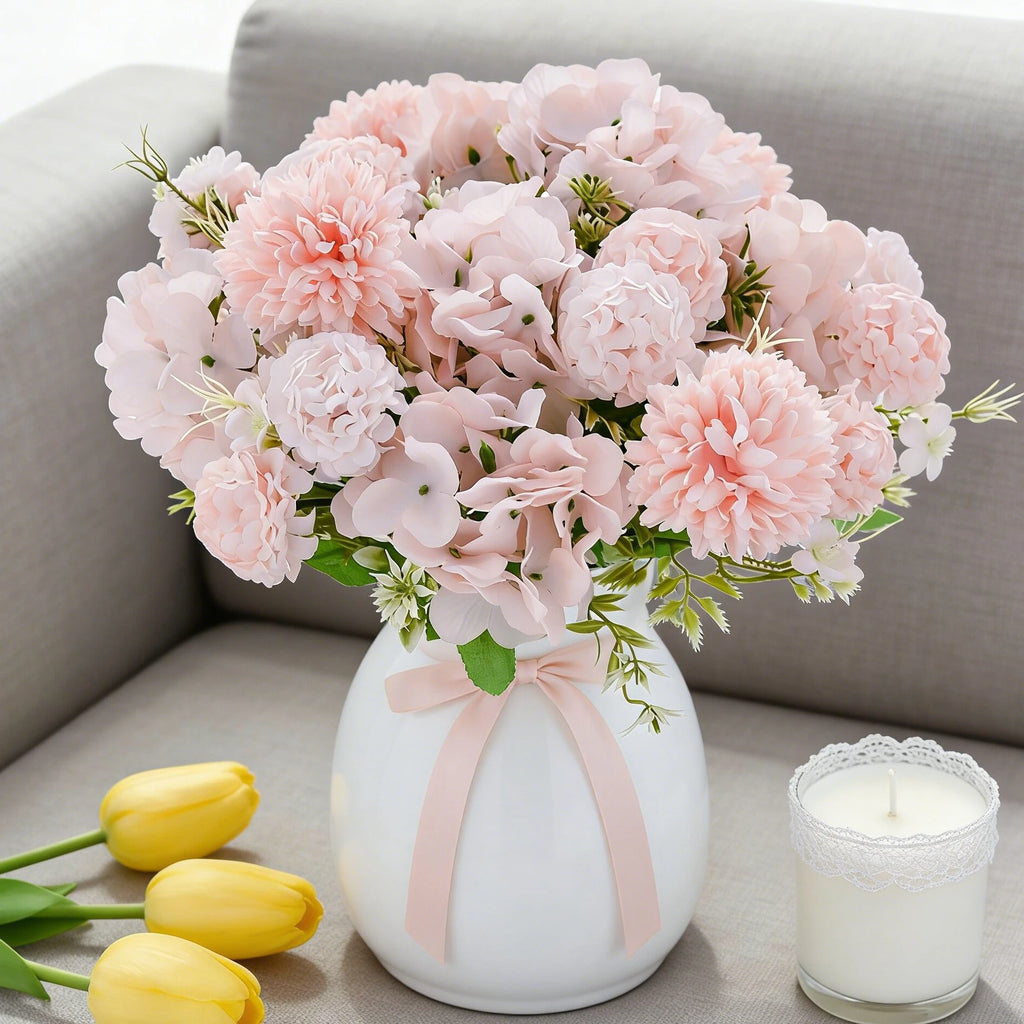 Silk Hydrangea Artificial Flowers – Bridal Bouquet & Home Décor Artificial Silk Flowers Babs