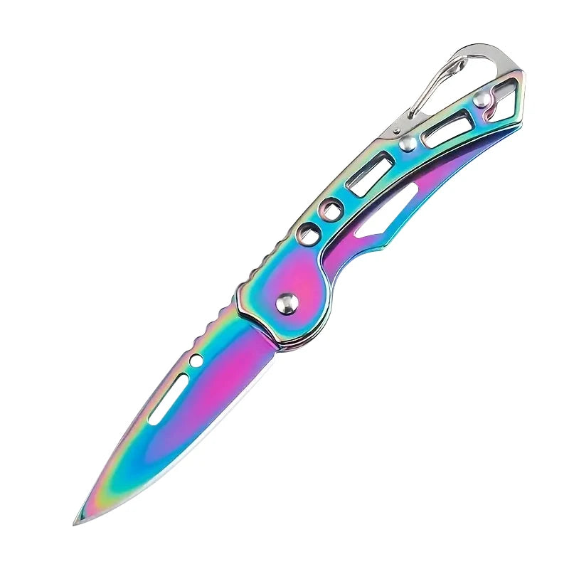 Folding Stainless Steel Fruit Knife – Portable Pocket Knife Folding Pocket Knife Babs K-color