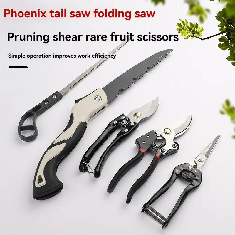 5-Piece Garden Tool Set – Pruning Shears & Folding Saw Kit Garden Tool Set Babs