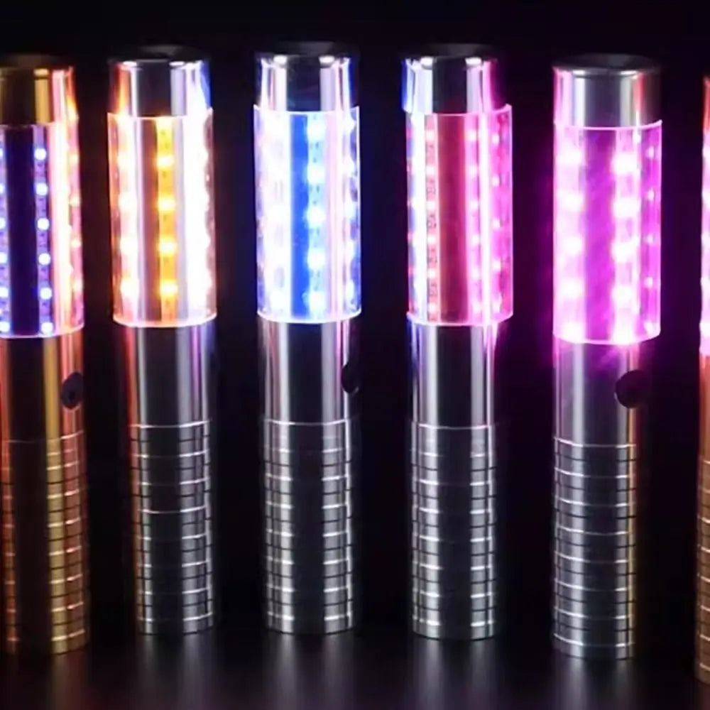Rechargeable LED Strobe Baton Light – Gold & Silver Party LED Strobe Baton Babs