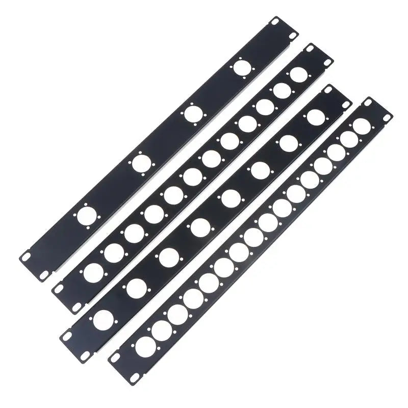 1U Rack Patch Panel 4–16 Way XLR Connector Mount | HUXUAN Audio Rack Patch Panel Babs