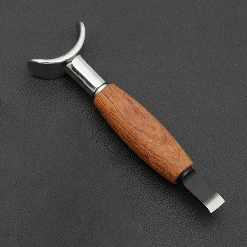 Leather Carving Rotary Knife – Stainless Steel & Rosewood Leather Carving Knife Babs