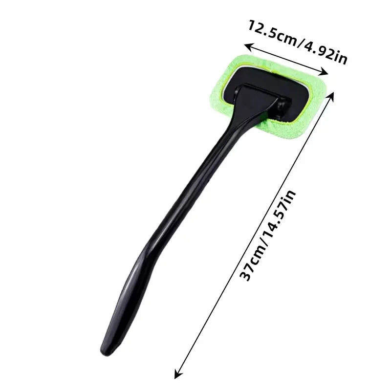 3-Piece Car Window Cleaning Wand Set with 2 Replacement Cloths Car Window Cleaning Set Babs