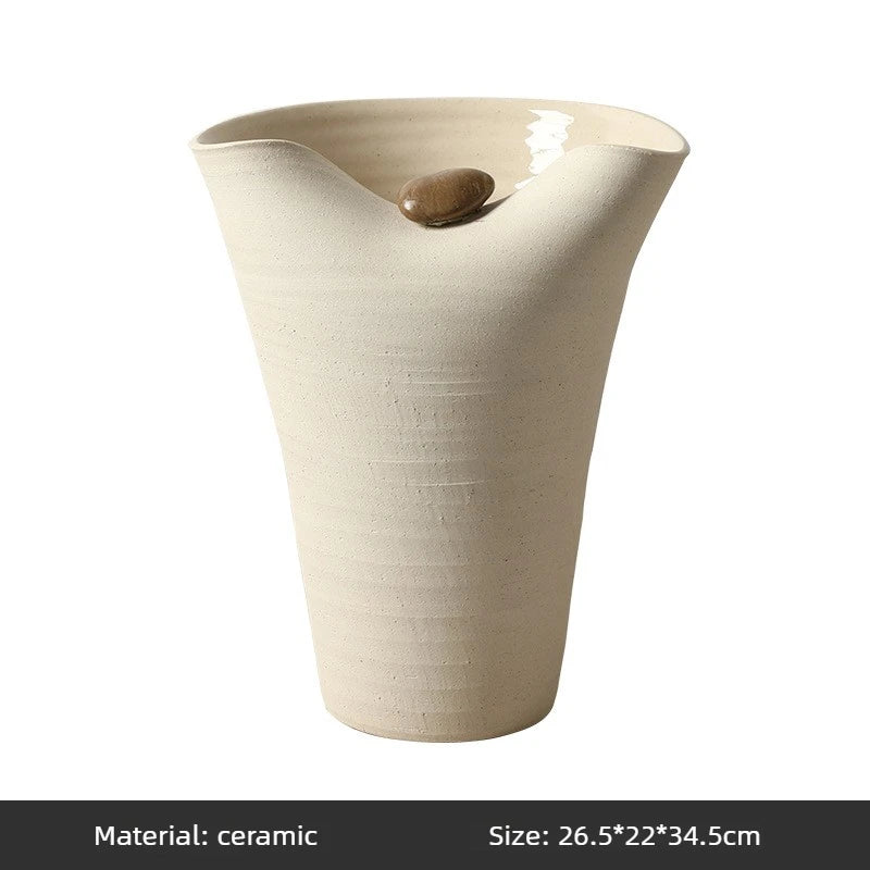 Nordic Ceramic Vase | Modern Living Room & Entryway Décor Decorative Ceramic Vase Babs Large