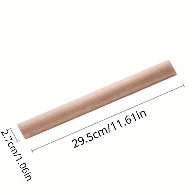 2-Pack Wooden Rolling Pins – Unpainted Hardwood Baking Tools Wooden Rolling Pin Babs
