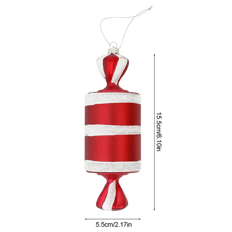 Christmas Lollipop Candy Cane Tree Hanging Ornaments 2024 Christmas Tree Ornament Babs E