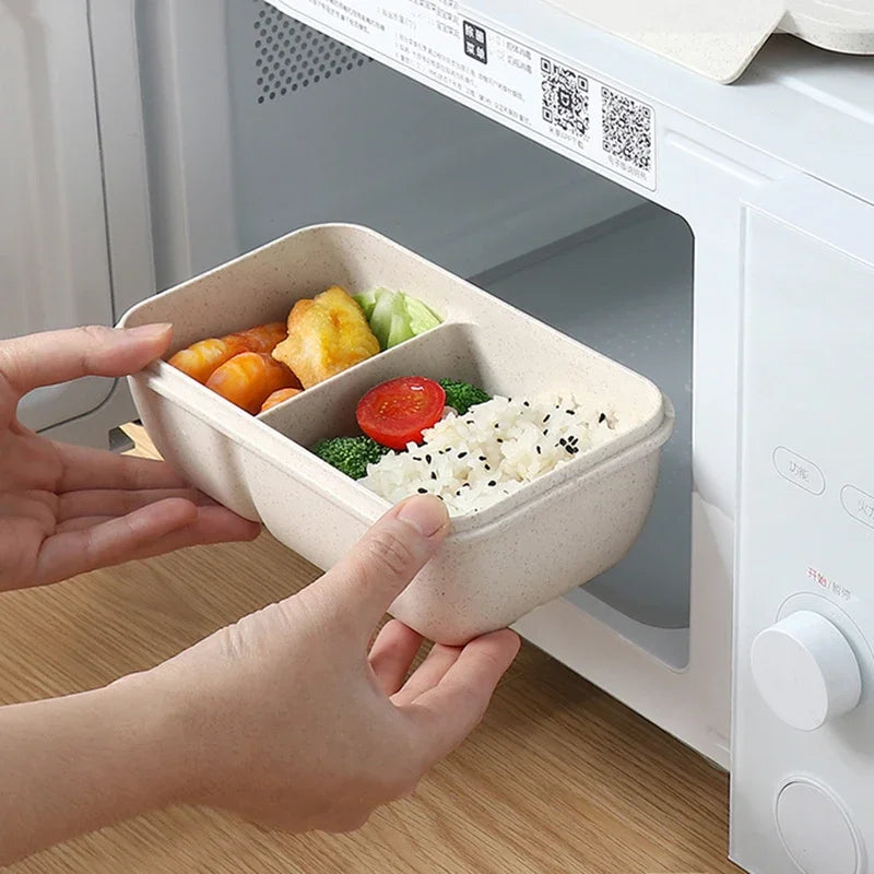 Wheat Straw Bento Lunch Box – BPA Free & Microwave Safe Bento Lunch Box Babs