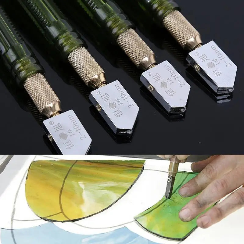 Glass Cutter Roller Diamond Tip Carbide Wheel – 2-10mm DIY Tool Glass Cutting Tool Babs