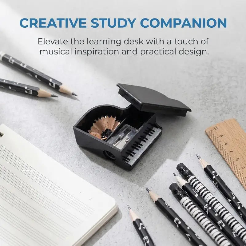 Piano Shaped Pencil Sharpener – Cute Music Stationery Gift Novelty Pencil Sharpener Babs