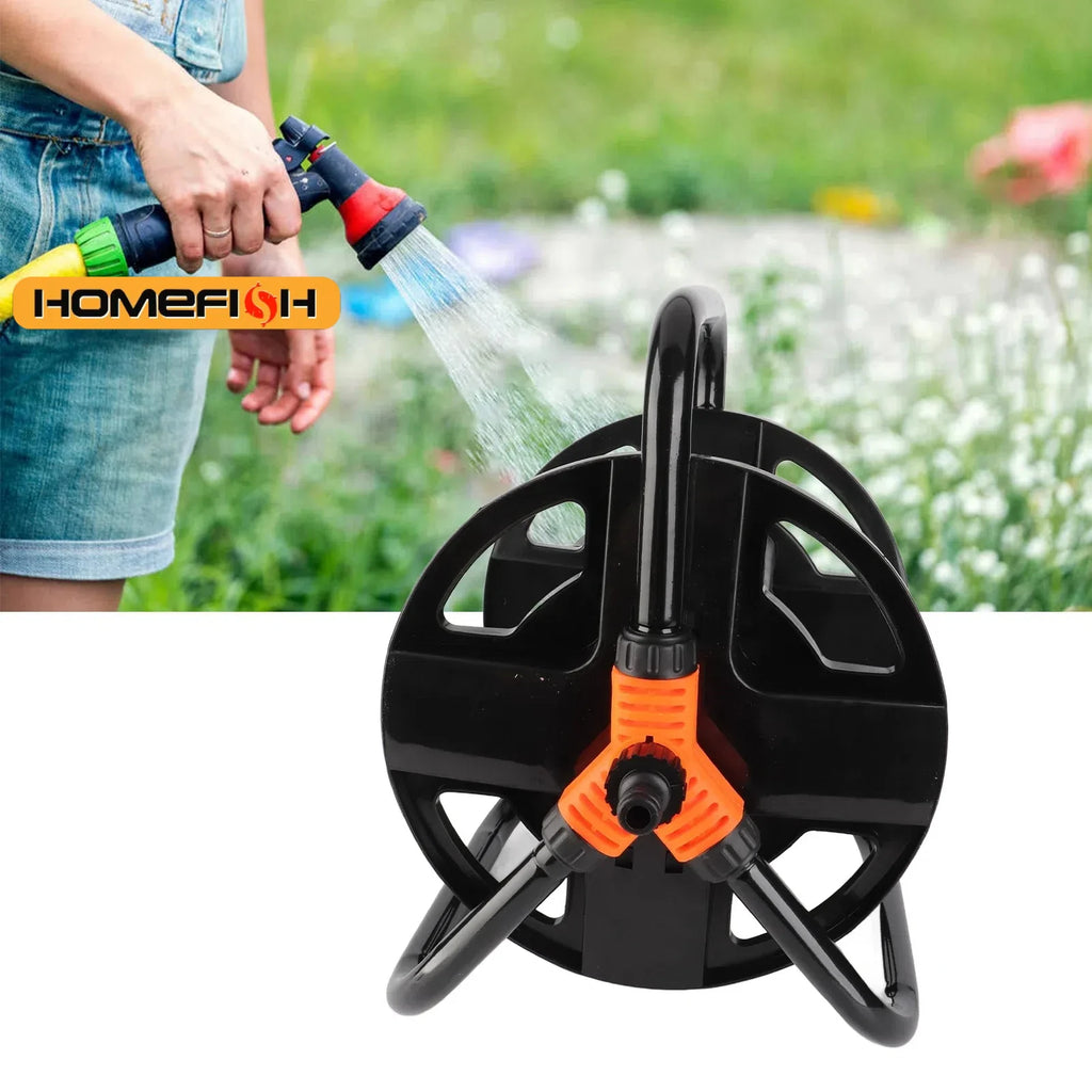 DIY Portable Hose Reel – Single Arm Water Pipe Storage Rack Garden Hose Reel Babs