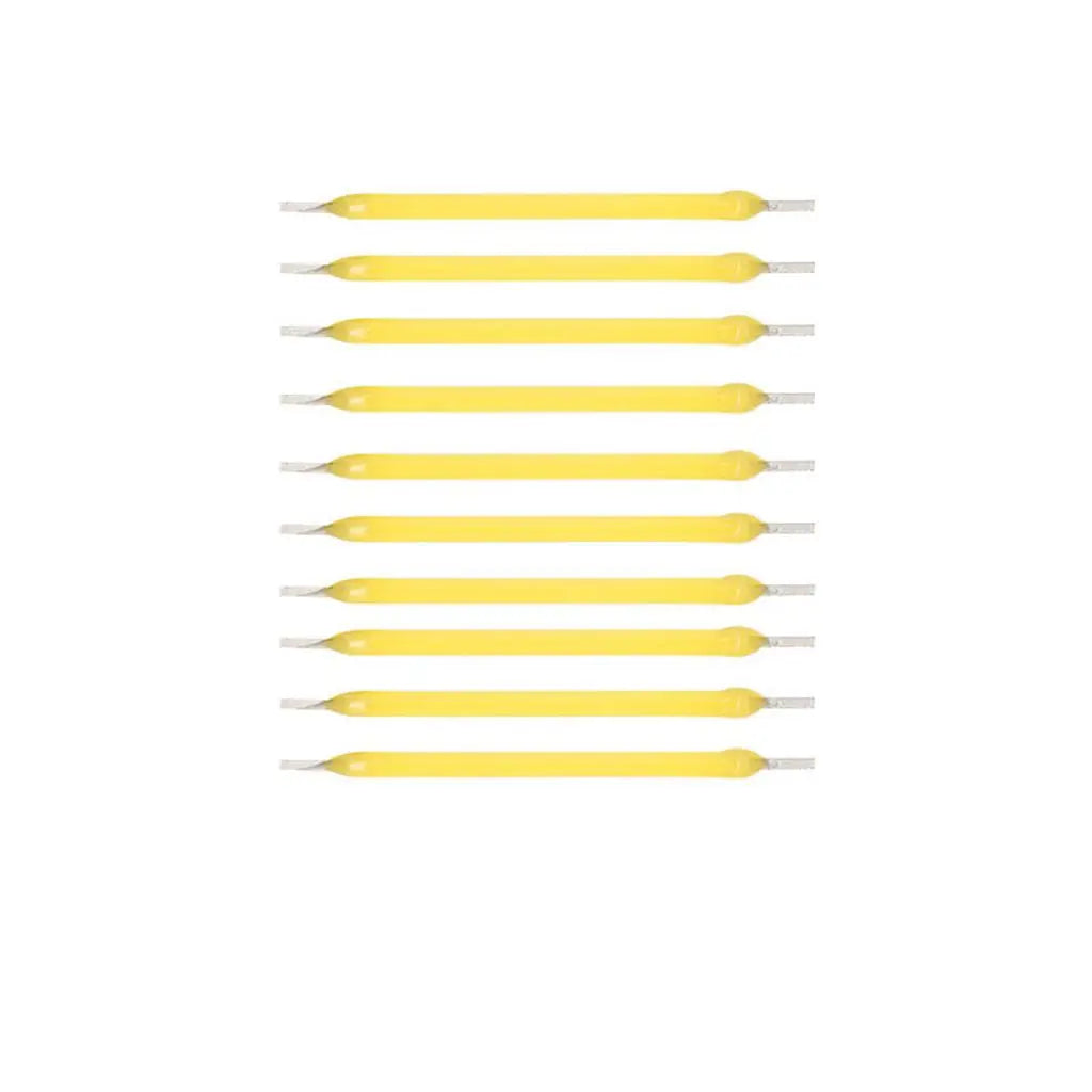 38mm LED Filament Light Beads 10pcs – 3V Bulb Repair Parts LED Filament Beads Babs cold light
