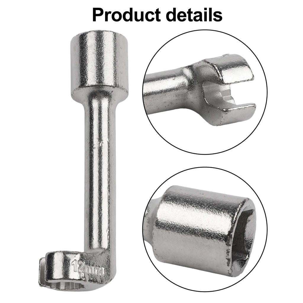 Diesel Fuel Line Socket Wrench 12–19mm L-Shape 1/2 Drive Fuel Line Socket Wrench Babs