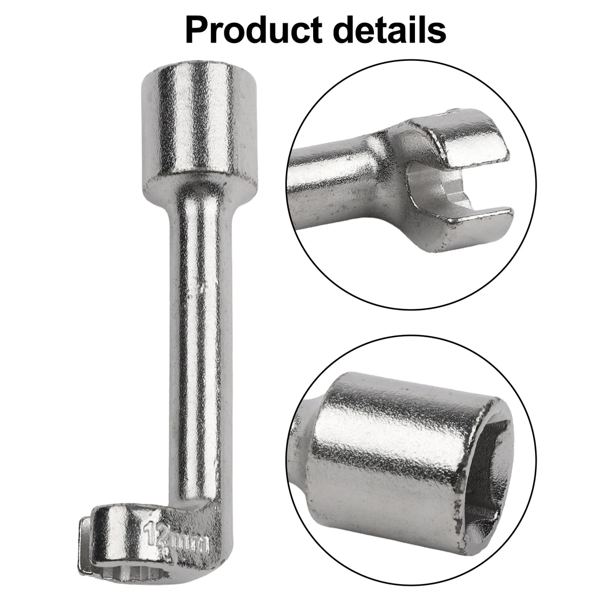 Diesel Fuel Line Socket Wrench 12–19mm L-Shape 1/2 Drive Fuel Line Socket Wrench Babs