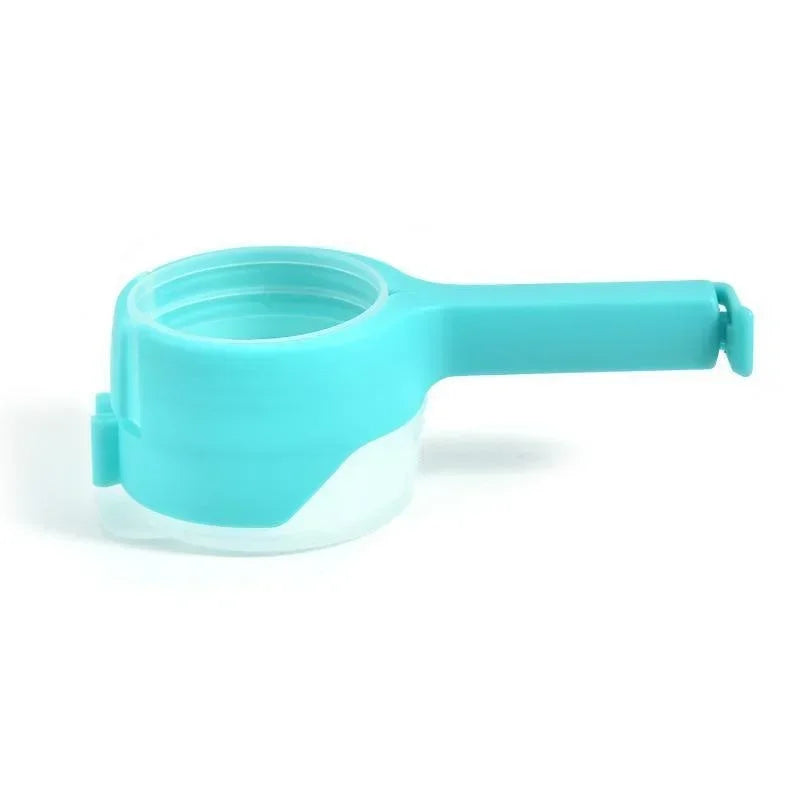 Bag Clips with Pour Spouts – Airtight Food Sealing Clips Food Bag Clips Babs Blue-1Pc