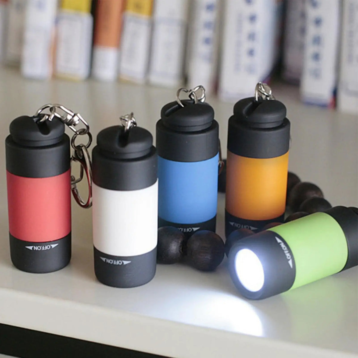 LED Mini USB Rechargeable Keychain Flashlight – Waterproof Keychain Flashlight Babs