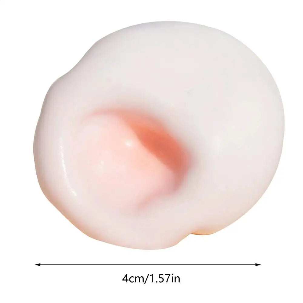 Sand Glutinous Squeeze Ball Sensory Fidget Toy – Shapeable Sensory Fidget Toy Babs Orange 4cm