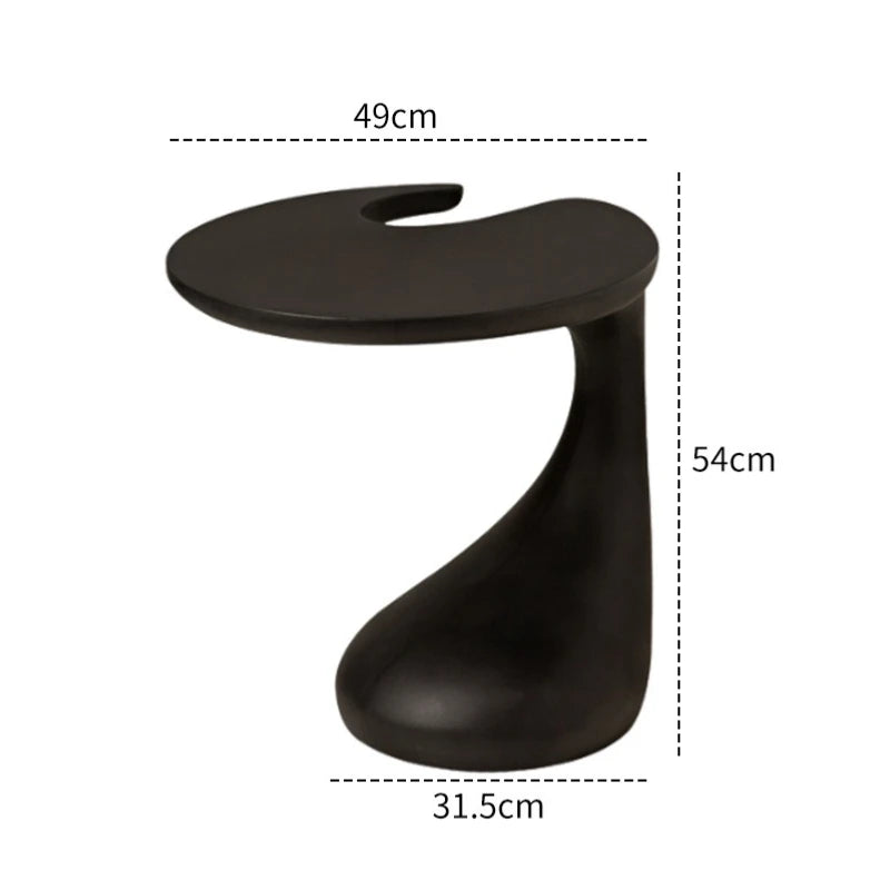 Modern Nordic Coffee Table – Minimalist Living Room Side Table Coffee Side Table Babs Black