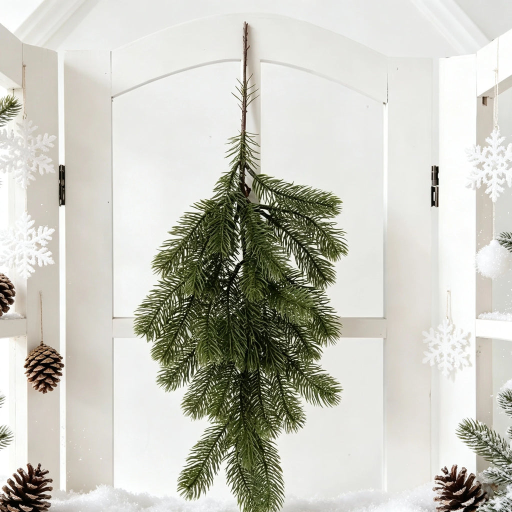 Artificial Pine Needle Rattan Vine – Christmas & Wedding Decor Artificial Vine Decor Babs