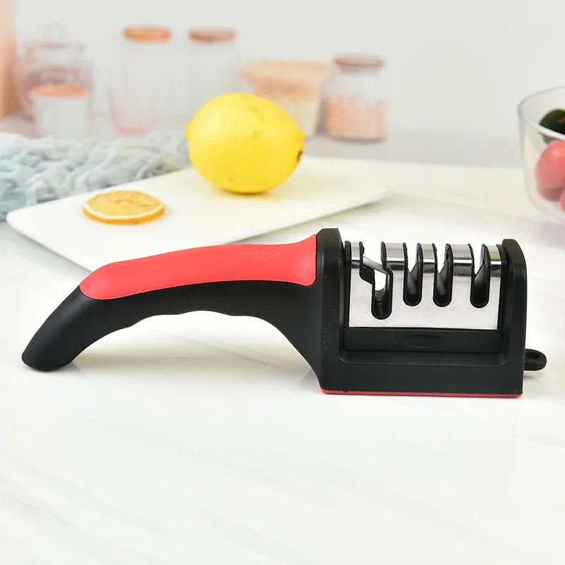 Kitchen Knife Sharpener – Fast, Easy & Multi-Blade Compatible Knife Sharpener Babs