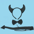 Animal Devil Horn Headband & Tail Set – Cosplay Party Props Cosplay Headband Set Babs black