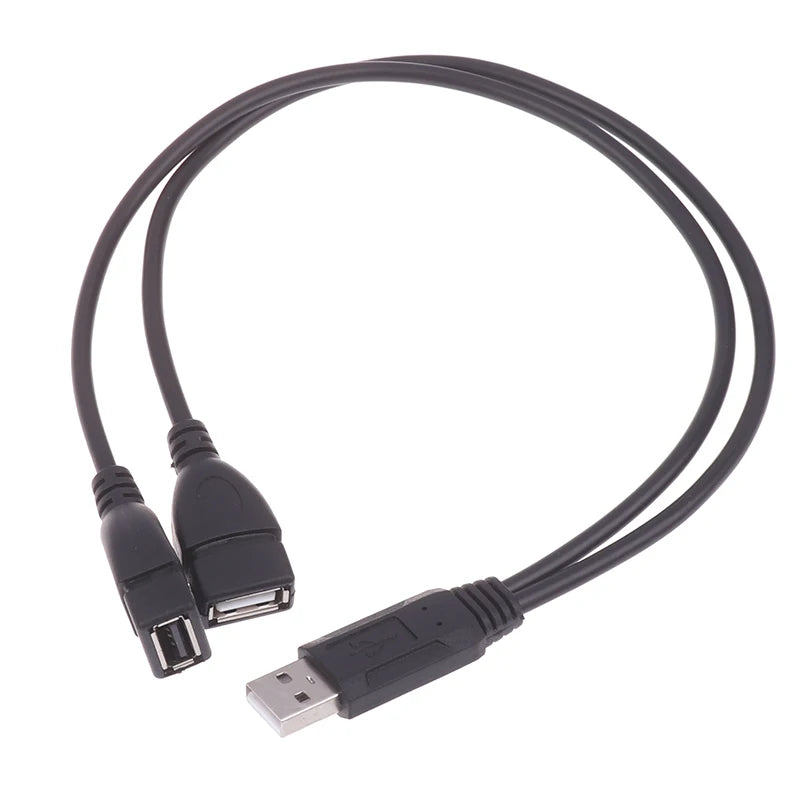 USB Cable Splitter 1 Male to 2 Female Charging & Data Adapter USB Cable Splitter Babs