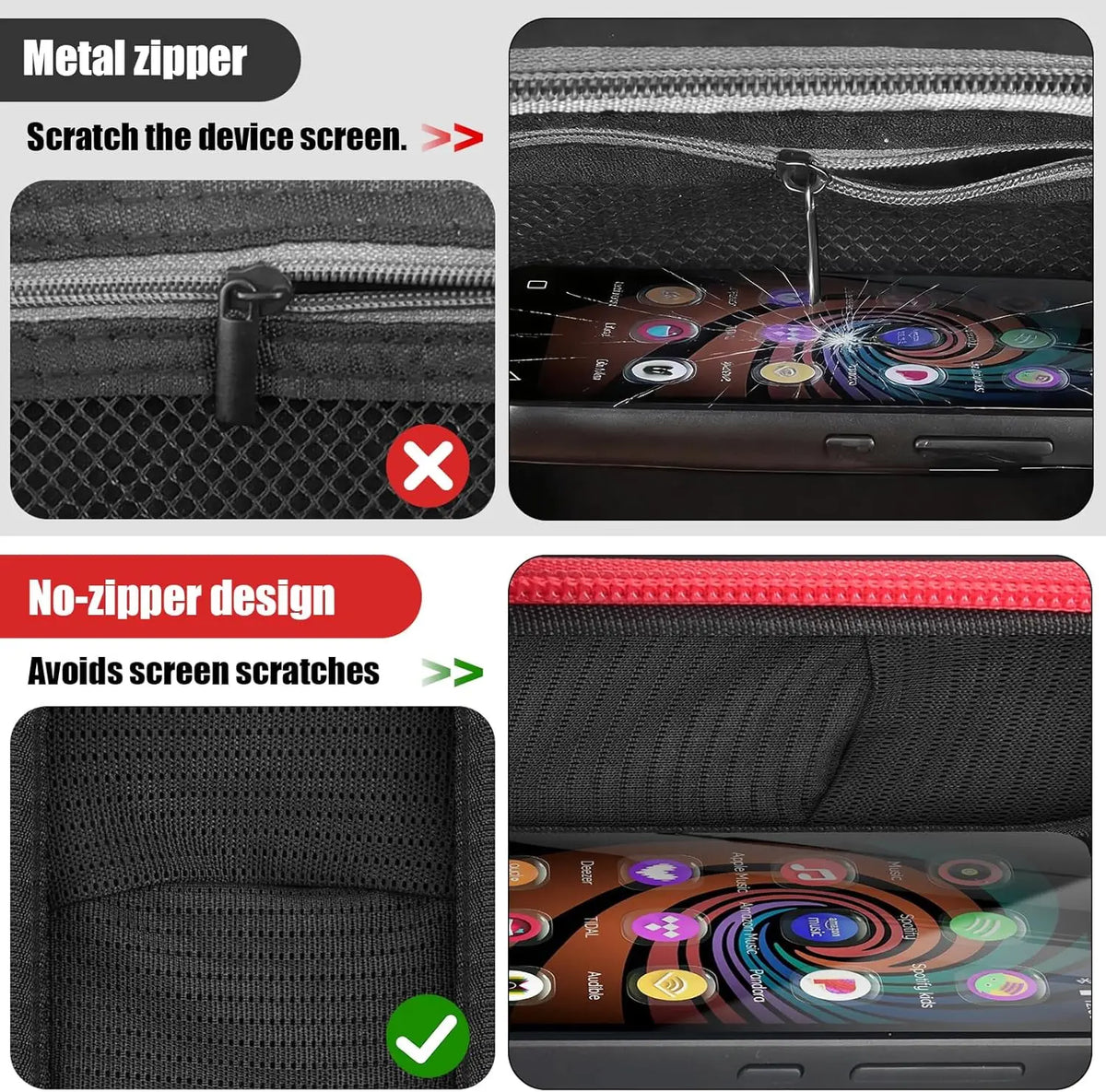 EVA MP3 MP4 Player Case for Innioasis & AGPTEK | Kids Travel MP3 Player Case Babs