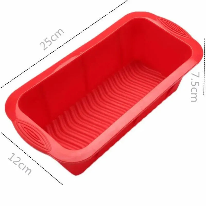 Silicone Rectangle Loaf Pan – Bread & Cake Baking Mold Silicone Baking Mold Babs 1pcs