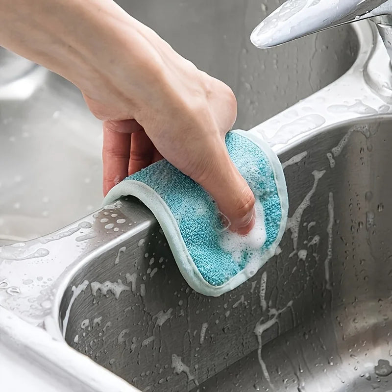 Non-Scratch Microfiber Scrub Sponges for Kitchen & Home Kitchen Scrub Sponge Babs