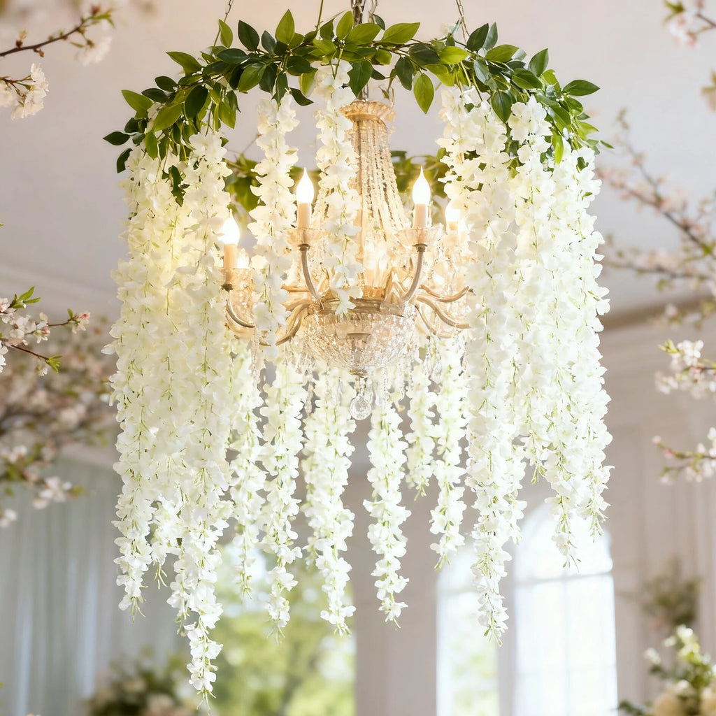 Artificial Silk Orchid Vine Garland for Wedding & Home Decor Artificial Flower Garland Babs