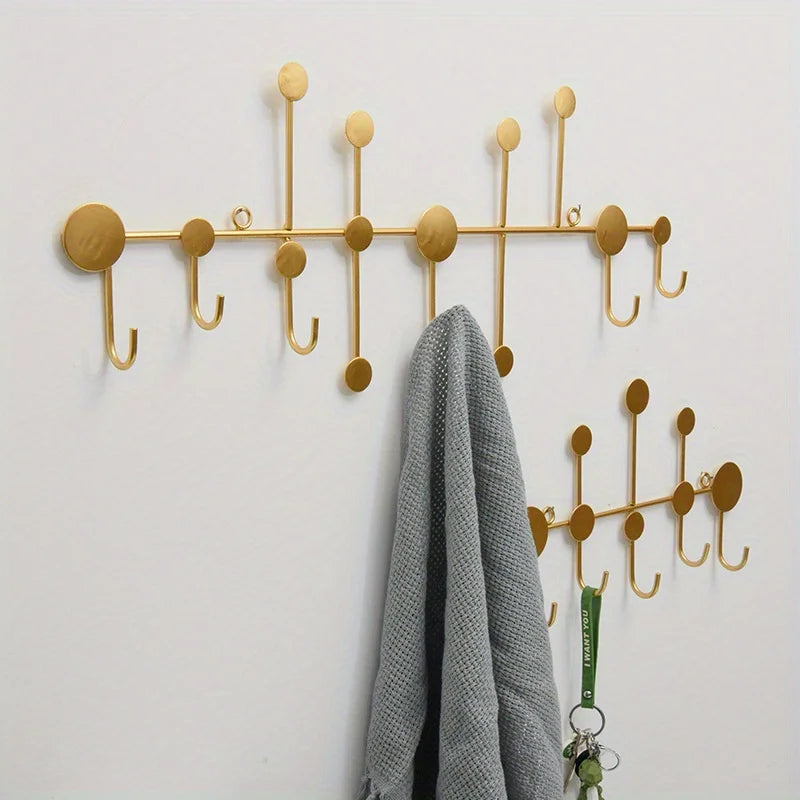 Scandinavian Wall Hook Rack – Entryway Key & Coat Hanger Wall Hook Rack Babs