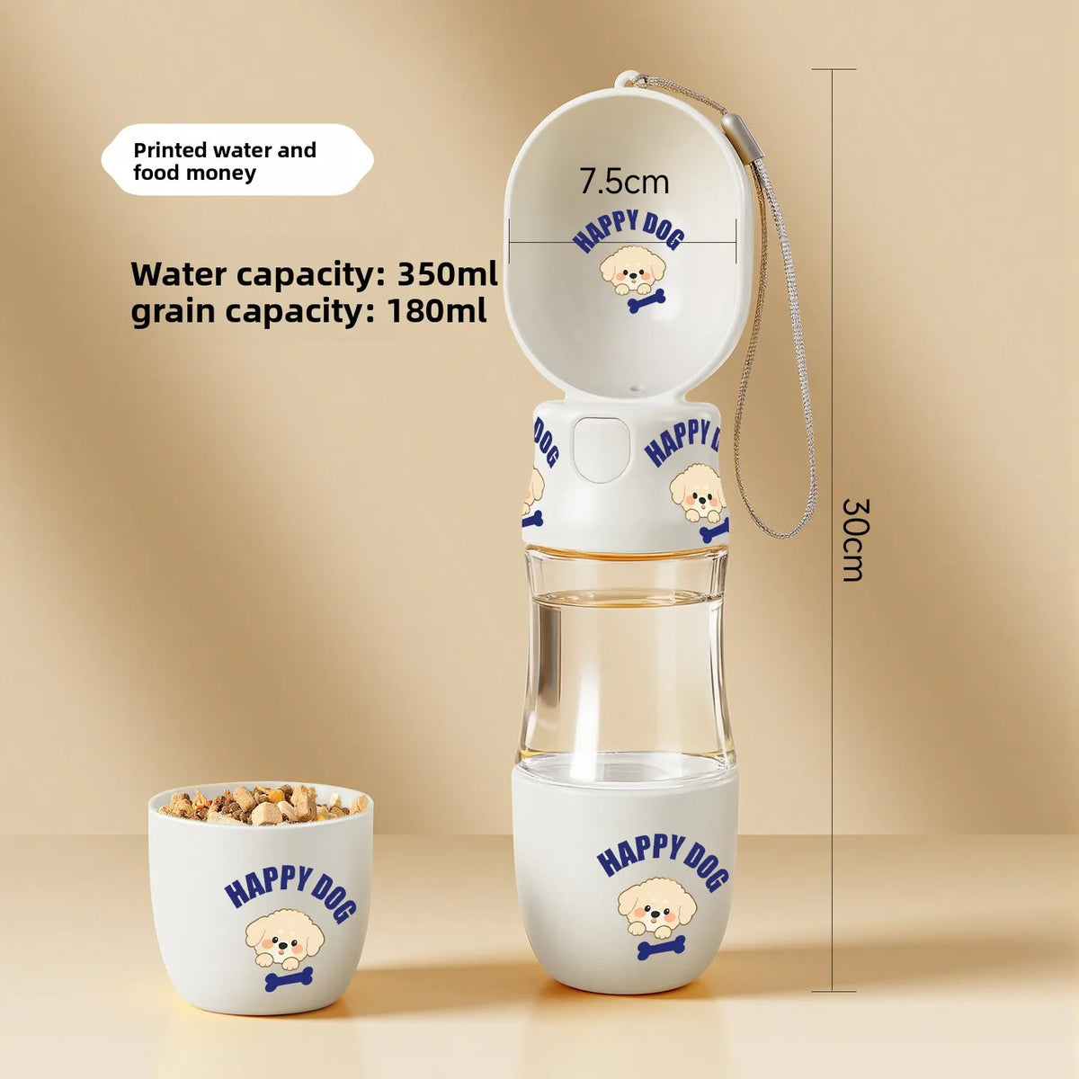 Portable Pet Water Bottle Travel Cup – Leak Proof for Dogs & Cats Pet Travel Bottle Babs B