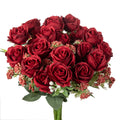 Artificial Silk Rose Bouquet – Wedding & Home Décor Gift Artificial Silk Flowers Babs color 4 1 pc