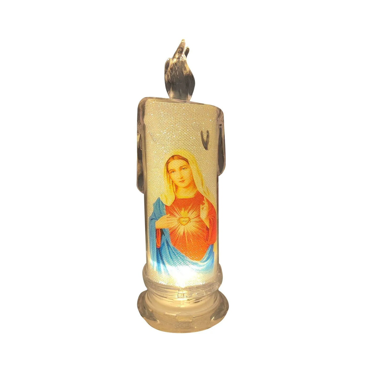 LED Flameless Religious Prayer Candles – Catholic Devotional Décor Flameless Prayer Candle Babs D One Size