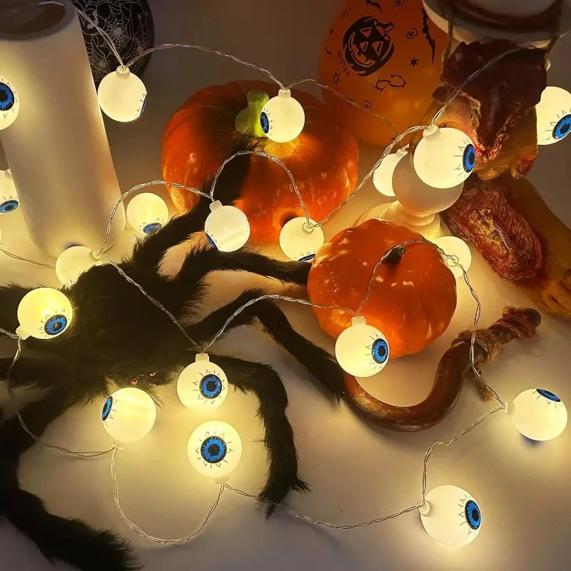 Halloween LED Pumpkin Bat String Lights – Party & Home Decor Halloween String Lights Babs