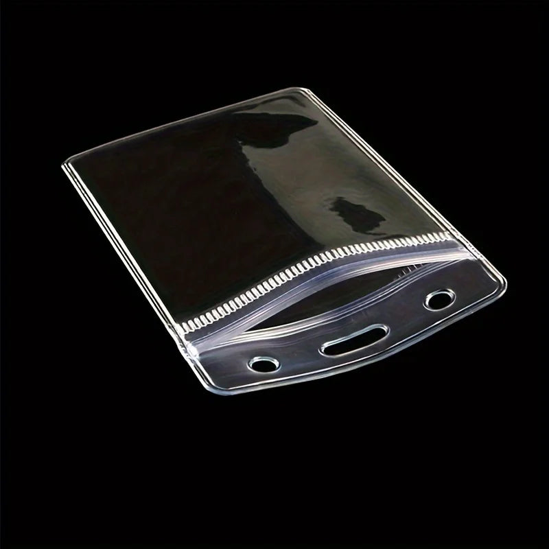 Waterproof Vertical ID Badge Holder – Clear Card Holder ID Badge Holder Babs
