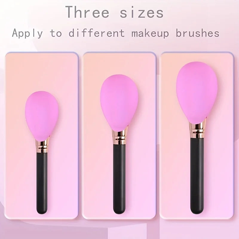 Silicone Makeup Brush Covers – Travel Organizer & Protector Makeup Brush Covers Babs