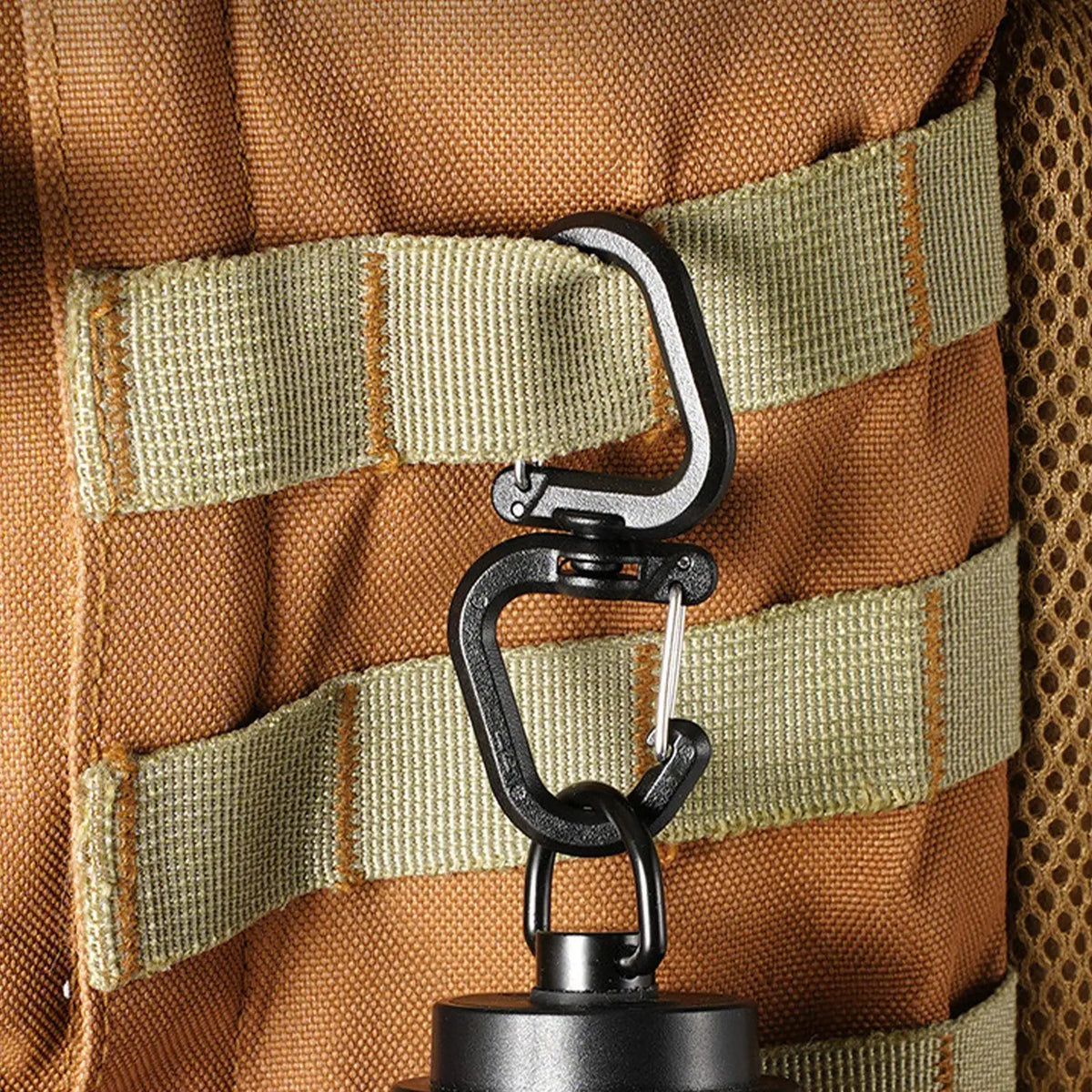360° Rotating S-Hook Carabiner Clip for Backpacks & Hiking Carabiner Clip Hook Babs