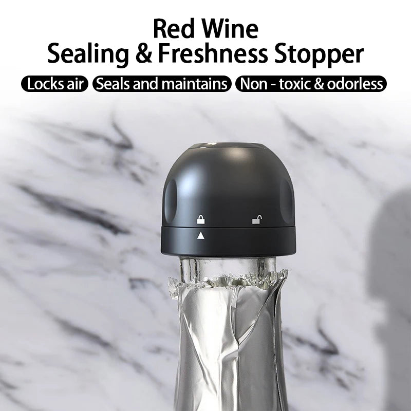 Vacuum Wine & Champagne Bottle Stopper – Eco-Friendly Seal Wine Bottle Stopper Babs