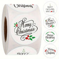 Christmas Merry Stickers – Festive Gift Seal Decorative Labels Decorative Stickers Babs A